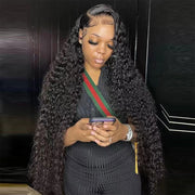 42 Inch Curly wigs Deep Wave Frontal Wig 13x6 Hd Lace Frontal Wig Brazilian Pre Plucked Glueless 13x4 Human Hair Wigs For Women