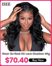 HD Lace Frontal Human Hair Wigs PreBleached Knots Preplucked Straight Lace Front Wigs For Women Brazilian Wigs On Sale ISEE Hair