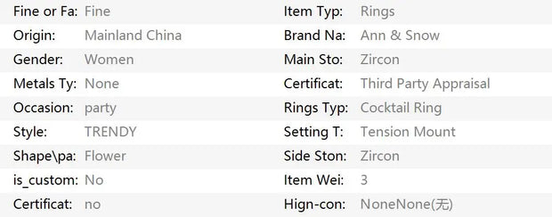 Romantic Gift Rings for Women Exquisite Women's Jewelry Pink Flower Elegant Attend Banquet Wedding Gift anillosa mujer