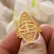 Rings for Women Gold Color Fashion Jewelry Rings Woman Girl,Wholesale Arab Jewelry Symbol of Wealth