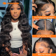 HD Lace Wig 13x6 Human Hair Body Wave Human Hair Wigs 13X4 Lace Front Human Hair Wig 150% Pre Plucked Body Wave Wigs Human Hair