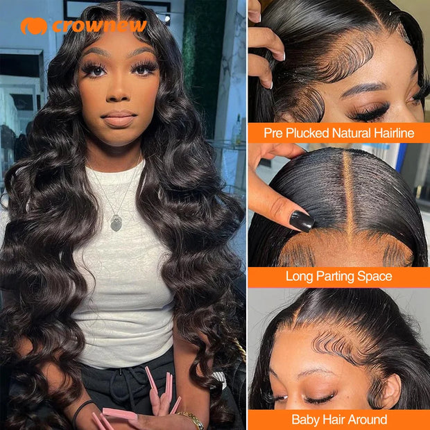 HD Lace Wig 13x6 Human Hair Body Wave Human Hair Wigs 13X4 Lace Front Human Hair Wig 150% Pre Plucked Body Wave Wigs Human Hair