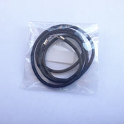 Necklace for Women PU Leather Buckle 925 Sterling Silver Black Jewelry Men Accessories Wholesale Fashion Chain simpe neck