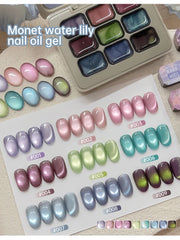 MORDDA 9 Colors Cat's Eye Magnetic Nail Gel Soaking UV LED Gel Salon Female Nail Art Tools Fashion Holographic Nail Art