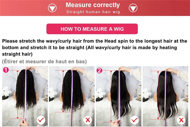 13x4 13x6 HD Transparent 613 Blonde Lace Frontal Human Hair Wigs 613 Color Wig Brazilian Bone Straight Lace Front Human Hair Wig