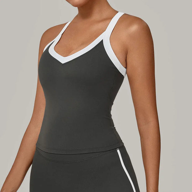 Yoga Sports Underwear Women Breathable Shock Proof Gym Workout Fitness Push Up Top High Support Yoga Running Active Vest Bra