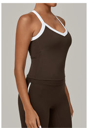 Yoga Sports Underwear Women Breathable Shock Proof Gym Workout Fitness Push Up Top High Support Yoga Running Active Vest Bra