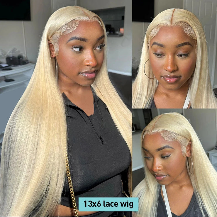 613 Hd Lace Frontal Wig 13X6 Blonde Lace Front Wig 13X4 Bone Straight Lace Front Wigs Human Hair Hd Lace Wig 13X6 Human Hair