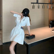 Dresses for Women 2025 Woman Dress Short Mini Black Clothes Korean Style Chic and Elegant Pretty X Sensual Sexy Y2k Fashion Sale