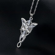 Movie Lord Of The Rings Necklace Elf Princess Yavin Twilight Star Crystal Pendant Women's Necklace Jewelry Gift