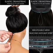 13x6 HD Lace Frontal Wigs Water Wave Pull Go Glueless Wig Human Hair 360 Full Lace Wig with Invisible Elastic Drawstring