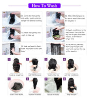 400 Density Glueless Wig Human Hair Bouncy Curly 36Inch HD Lace Frontal Wig For Women Super Double Drawn 13x6 HD Lace Front Wig