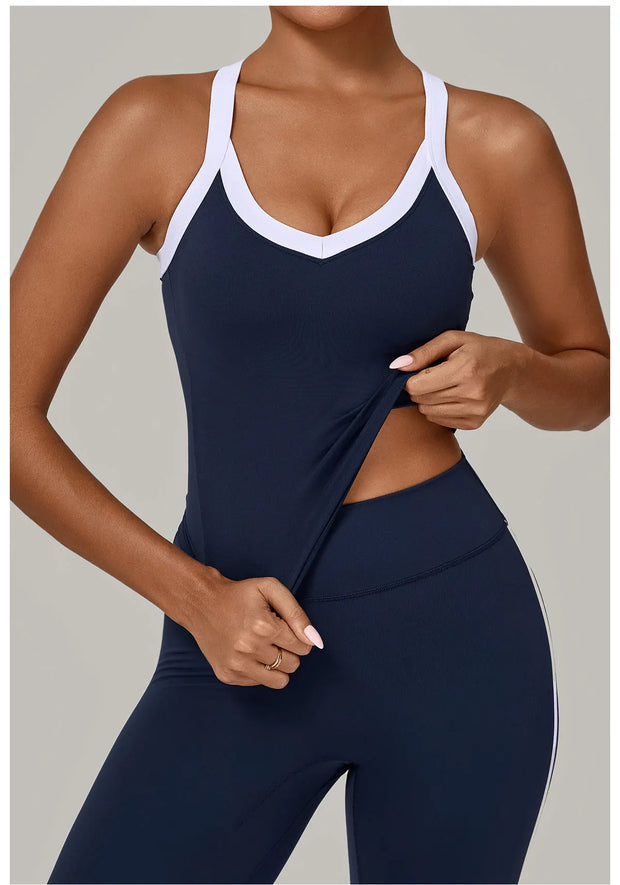 Yoga Sports Underwear Women Breathable Shock Proof Gym Workout Fitness Push Up Top High Support Yoga Running Active Vest Bra