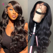 High Density 30 Inch 13x4 Lace Front Wig Body Wave HD Lace Frontal Human Hair Wig 200 Density 4x4 Loose Wave Closure Wig BPHW