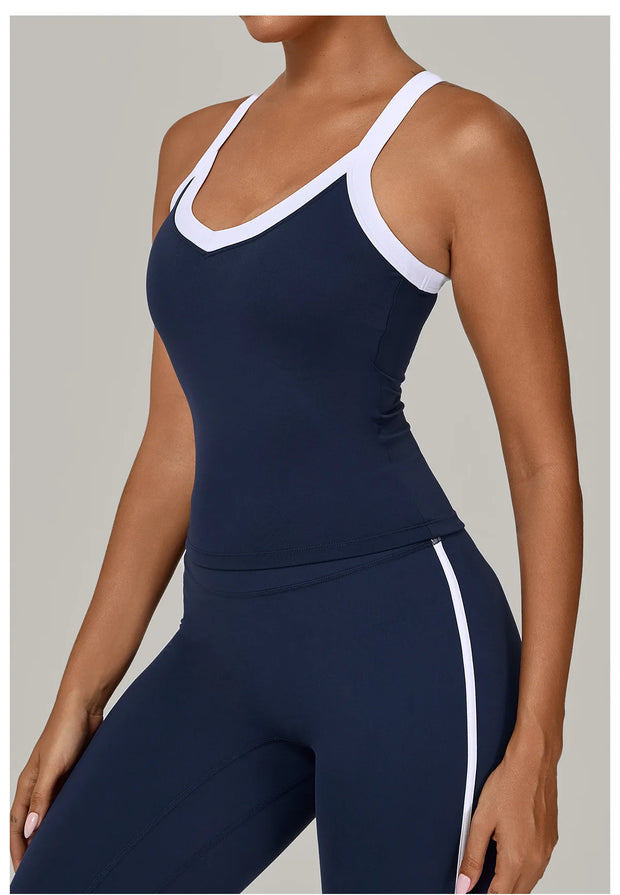 Yoga Sports Underwear Women Breathable Shock Proof Gym Workout Fitness Push Up Top High Support Yoga Running Active Vest Bra