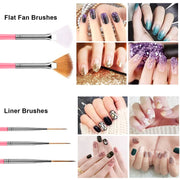 Nails Things Brushes For Manicure Set Nails Art Accessories Tools Kits Nail Supplies For Professionals Manicure Set