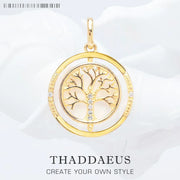 Necklace Life Tree Romantic Brand New Link Chain Fine Jewelry Europe 925 Stering Silver Love Gift For Women