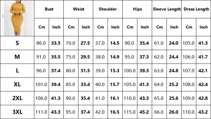 Dresses for Women 2024 New Skew Collar Full Sleeve Solid Sheath Package Hips Mid Calf Professional African Business Work Dress