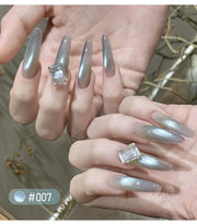 MORDDA 9 Colors Cat's Eye Magnetic Nail Gel Soaking UV LED Gel Salon Female Nail Art Tools Fashion Holographic Nail Art