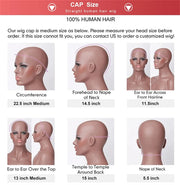 13x4 13x6 HD Transparent 613 Blonde Lace Frontal Human Hair Wigs 613 Color Wig Brazilian Bone Straight Lace Front Human Hair Wig