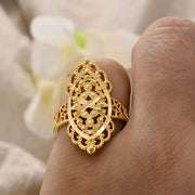 Rings for Women Gold Color Fashion Jewelry Rings Woman Girl,Wholesale Arab Jewelry Symbol of Wealth