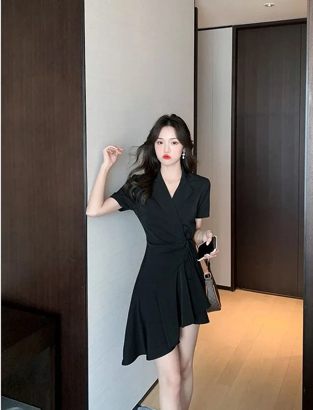 Dresses for Women 2025 Woman Dress Short Mini Black Clothes Korean Style Chic and Elegant Pretty X Sensual Sexy Y2k Fashion Sale