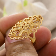 Rings for Women Gold Color Fashion Jewelry Rings Woman Girl,Wholesale Arab Jewelry Symbol of Wealth