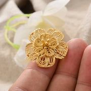 Rings for Women Gold Color Fashion Jewelry Rings Woman Girl,Wholesale Arab Jewelry Symbol of Wealth