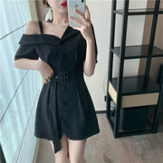 Dresses for Women 2025 Silk Clothes Formal Occasion Blazer Woman Dress Satin Chiffon Mini Short Sensual Sexy One-piece New In X