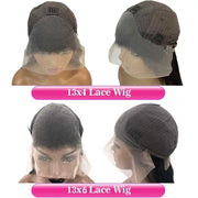 13x4 Chocolate Brown Lace Front Human Hair Wigs For Women 13x6 HD Transparent Straight Lace Frontal Wigs Colored Human Hair Wigs