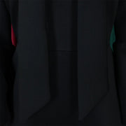 Elegant Dresses for Women Bow Collar Full Sleeve High Waisted Pleated Mid Calf Luxury Birthday Party Dinner Vestidos Mujer Dress