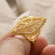 Rings for Women Gold Color Fashion Jewelry Rings Woman Girl,Wholesale Arab Jewelry Symbol of Wealth
