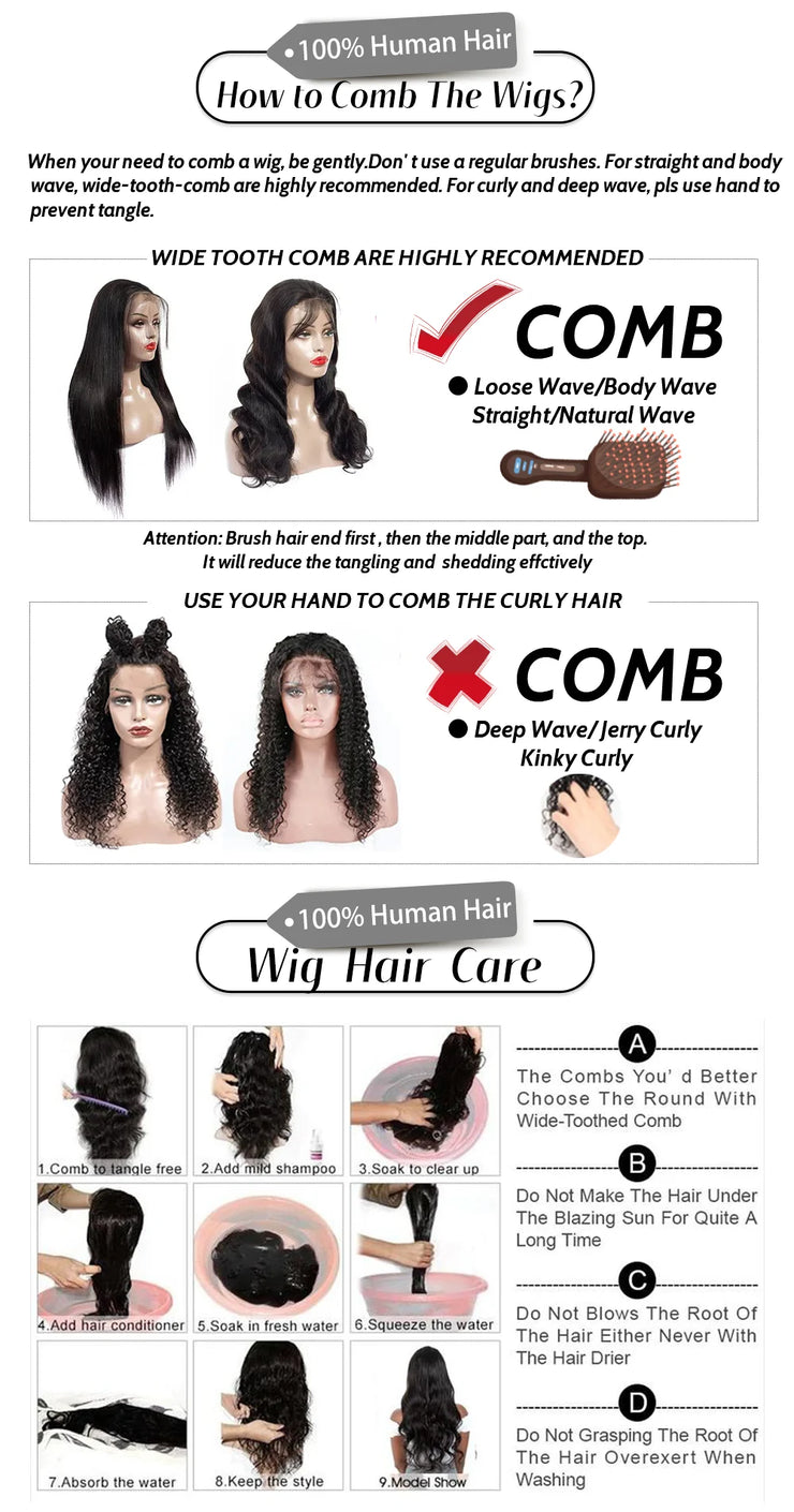 13x6 Hd Lace Frontal Wig Curly Human Hair Wigs  32 Inch Deep Wave Water Wave Lace Frontal Wigs