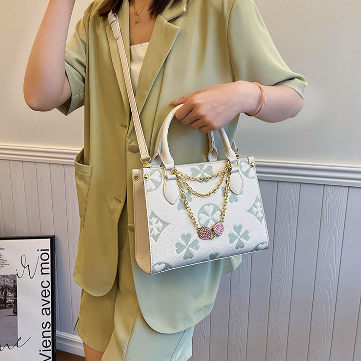 Women's Large Capacity Crossbody Bag - Genuine Foldable Shoulder Bag/Handbag with Zipper Closure, Elegant nd Soft Pink/Black/Style, Chain Metal ccessories - Suitable for Daily Use, Formal Occasions, Perfect for Women, Hallowe