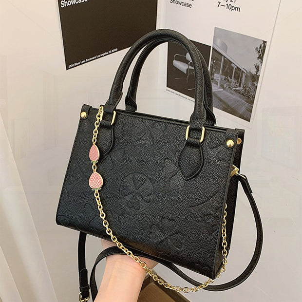 Women's Large Capacity Crossbody Bag - Genuine Foldable Shoulder Bag/Handbag with Zipper Closure, Elegant nd Soft Pink/Black/Style, Chain Metal ccessories - Suitable for Daily Use, Formal Occasions, Perfect for Women, Hallowe